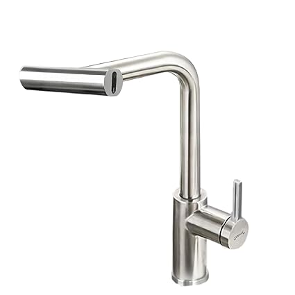 JINDAL Stainless Steel Single Lever Pull Down Kitchen Sink Mixer Tap with Waterfall Shower/ 3 Sprays -Mode/Multifunction Tap/Kitchen Sink Hot&Cold Waterfall Mode/Pack of 1/0253