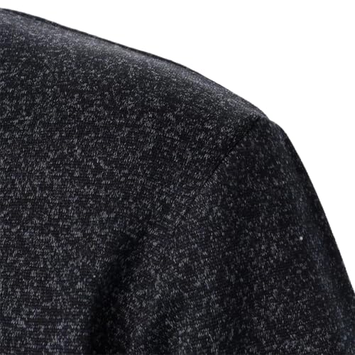 Men Autumn Winter Knitted StCollar Long Sleeve Casual Sweater4