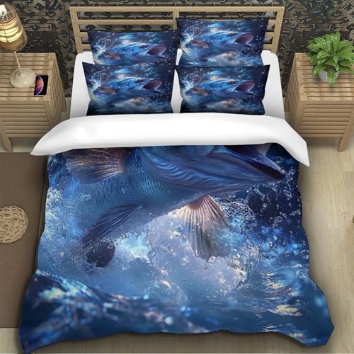 Housse de couette coccinelle anti-allergie fermeture éclair parure de lit microfibre