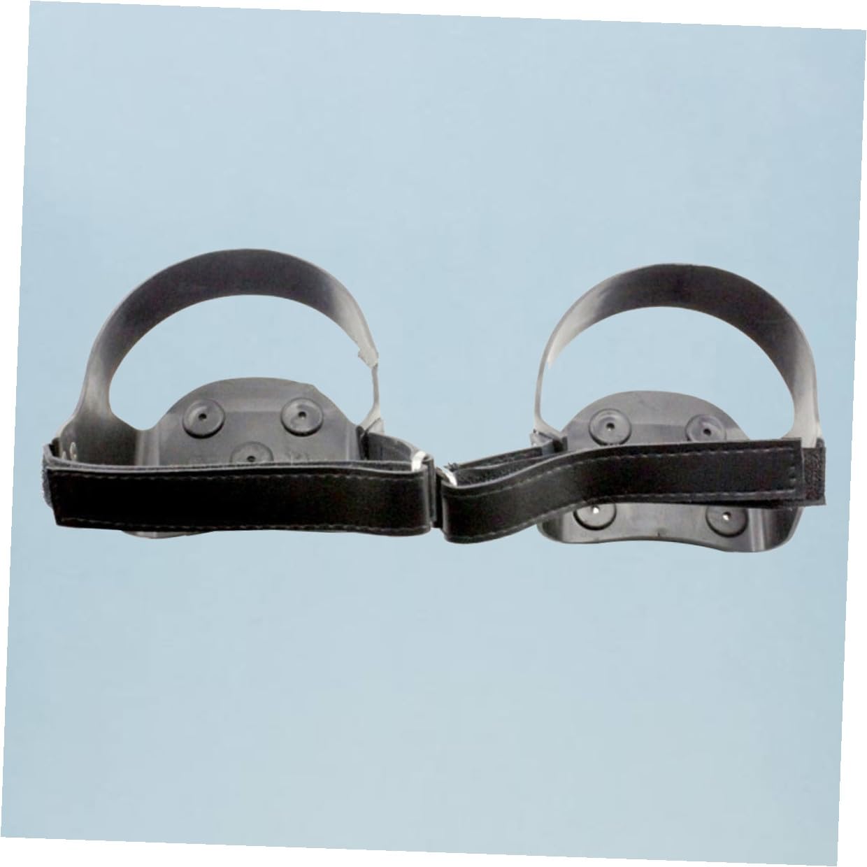 Crampons per Scarpe da Montagna 4 Denti -38 in Silicone Nero | 1 Paia, Design Striscia Riflettente, per Alpinismo e Arrampicata, Struttura Heavy Duty Leggera e Robusta Stile Casuale