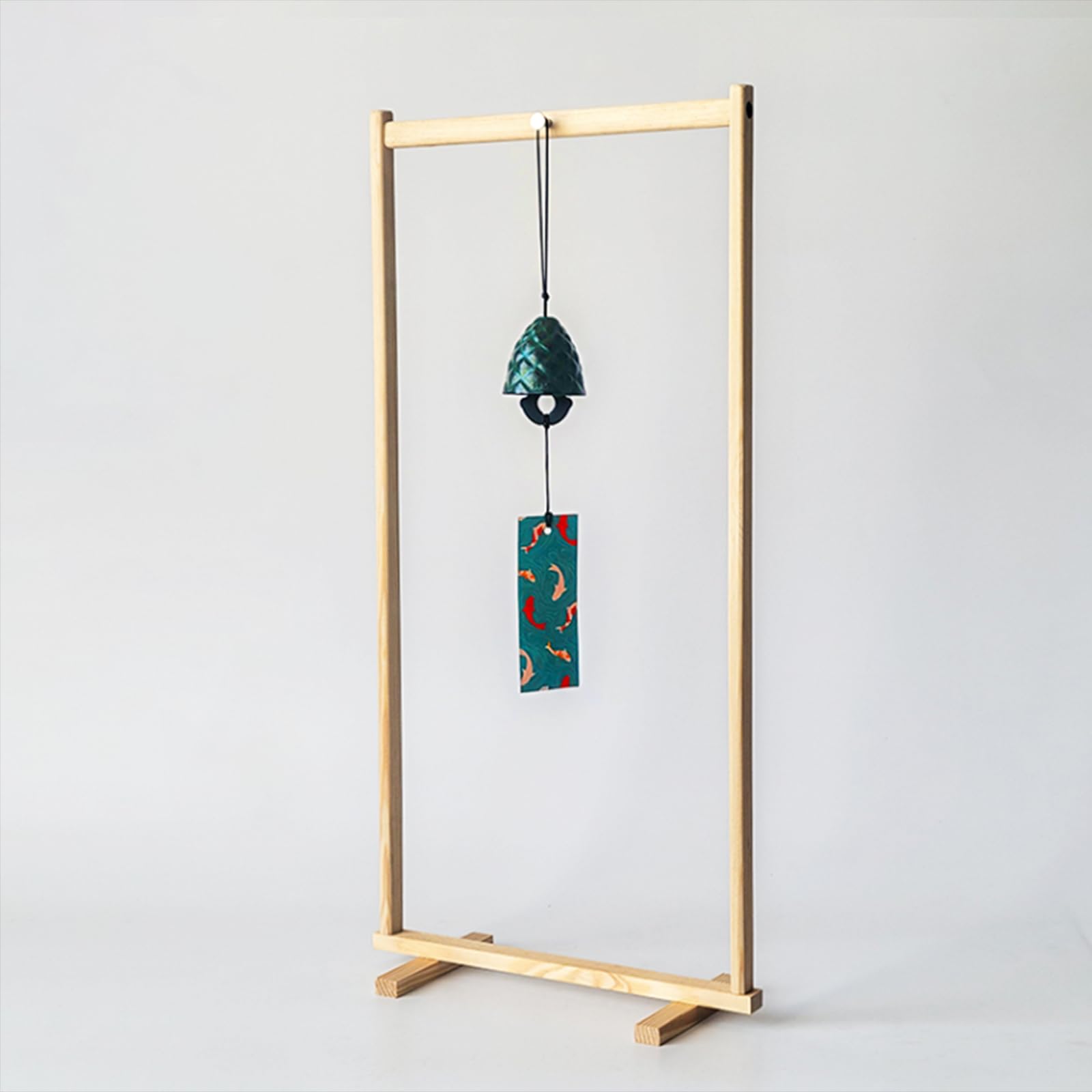 Support Multifonction En Bois pour Cloches et Gong avec Assemblage Rapide Adapté Aux Studios de et Aux Environnements Scolaires, 36cm