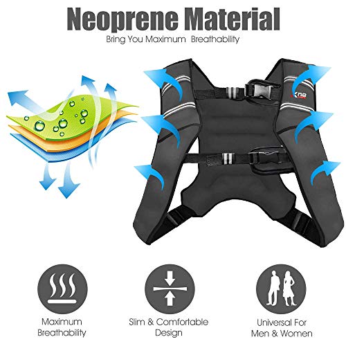 Xn8-Adjustable-Weighted-Vest-35-kg-5-kg-8-kg-10-kg-Neoprene-Weighted-Vests-for-Men-Women-Running-Jogging-Walking-Gym-Workout-Strength-Training