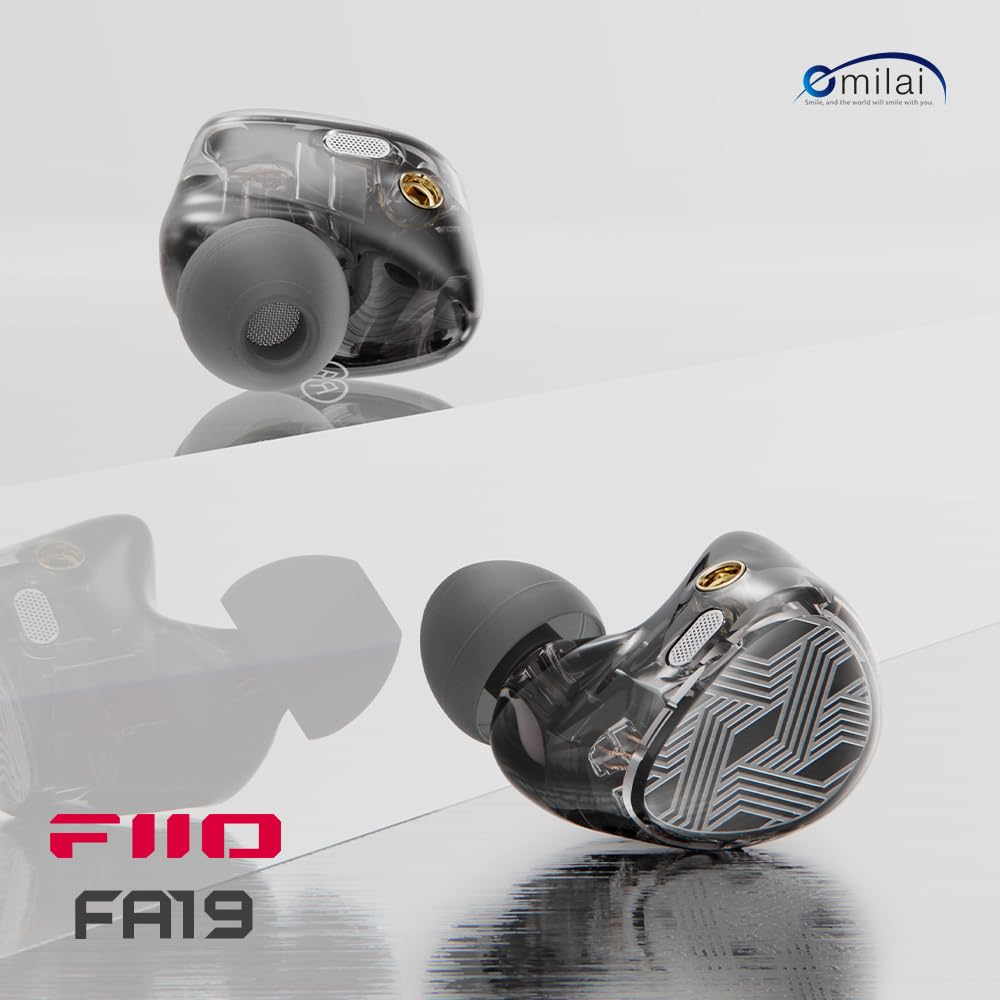 イヤホン Fiio FA19 FiiO FA19 10 Knowles BA Driver In-Ear Earphones — HiFiGo