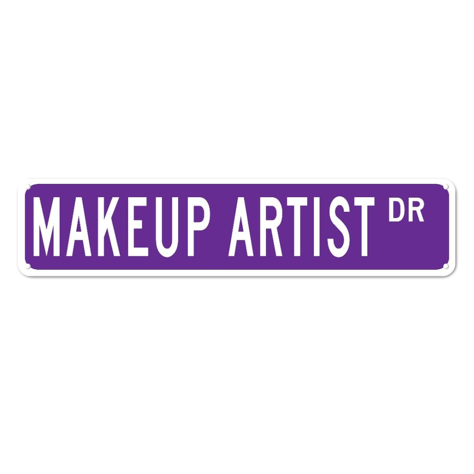 Makeup Artist DR Retro Tin Signs Aluminum Metal Sign Quotes Home Kitchen Pub Club Wall Yard Pub Club Porch Decor 4x16 Inch