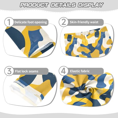 KLL Seashells Different Shapes and Starfish Toddler Girls Active Leggings Soft Full Length Pants Running3