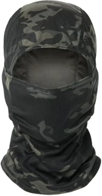 Camouflage Balaclava Mask Lightweight Breathable Camo Hood Snood Airsoft Military Army Hat Head Full Face Neck Cover Sheisty