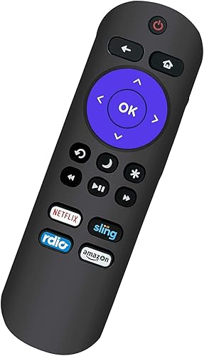 Miniatura 5 de Control remoto universal compatible con Roku TV, para televisores TCL//Philips/JVC/ONN/RCA/Magnavox/Sanyo/LG/Haier Roku