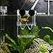 Senzeal Aquarium Fish Breeder Box Plastic Fish Isolation Breeding Box Hatching Incubator Box for Baby Fishes Shrimp Clownfish Guppy
