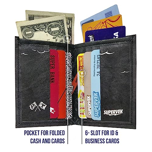 Royal Trip Enfield Biker Front Pocket Minimalist Paper Wallet for Men - Bike Motorcycle Men's Slim Wallet - Mens Credit Card Holder, Gifts for Him Husband Boyfriend - RFID Blocking2