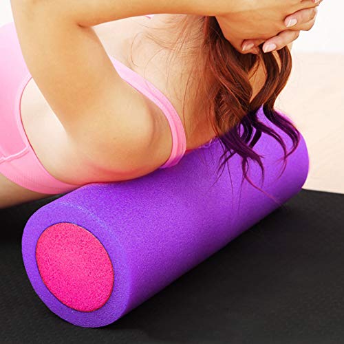 Rolo de espuma, rolo de espuma de ioga para alívio muscular, equipamento de equilíbrio de coluna de