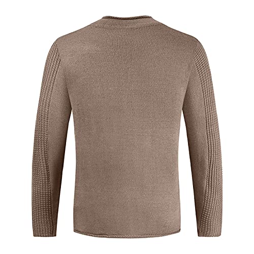 Cárdigan de hombre con cuello casual y manga larga para otoño