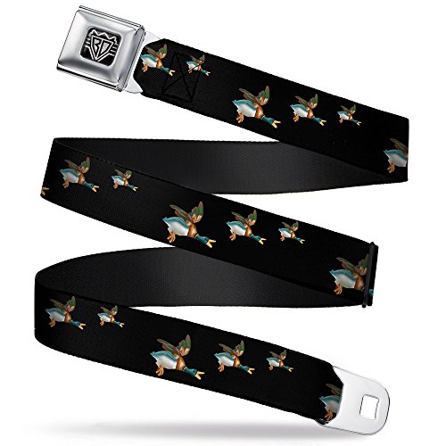 Cinturón de seguridad Buckle-Down con hebilla metálica resistente diseño multicolor XL