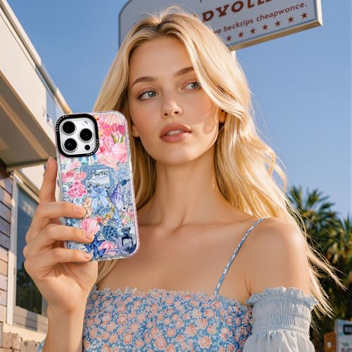 Coque compatible MagSafe iPhone 12 mini motif pastel élégant