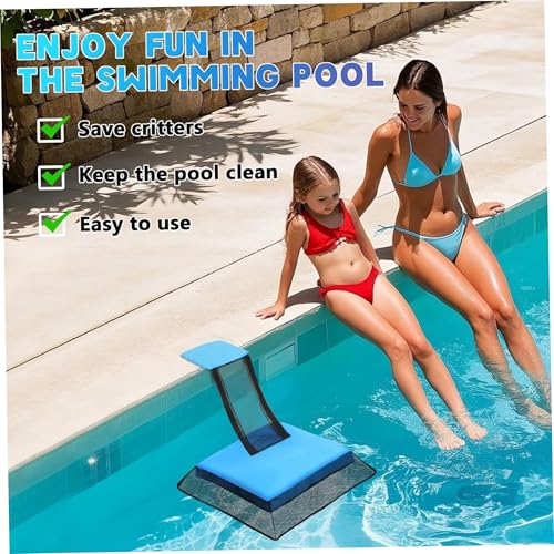 Protector de ranas de piscina resistente a los rayos UV azul 7