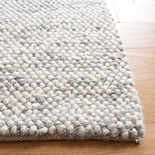 Tapete rectangular de lana artesanal 2' x 3' miniatura 3