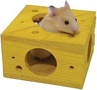Rosewood Boredom Breaker Small Animal Activity Toy Sleep-n-Play Cheese,Yellow