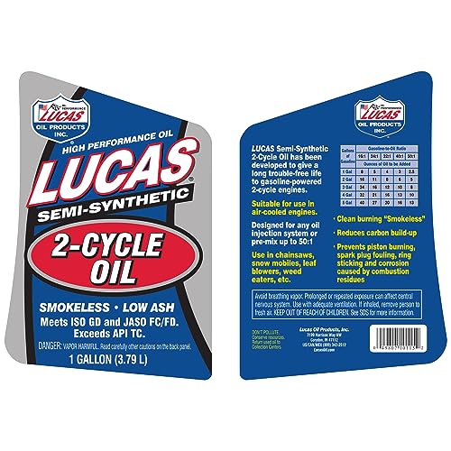 Lucas Oil 10115 Semi-Synthetic 2-Cycle Oil