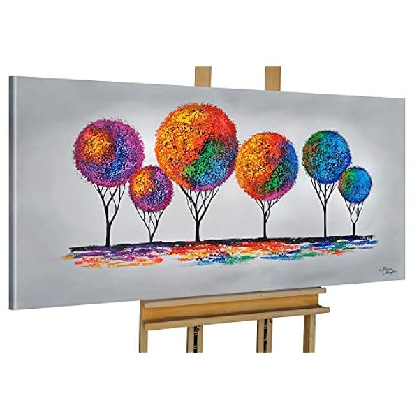 Monica Mirafiori I 100% handgeschilderd I schilderij Lemon Tree 100x50cm | schilderij handgeschilderd | acrylschilderij | zeer grote acrylafbeelding I moderne kunst I kunstafbeeldingen