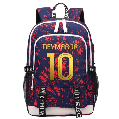 KARFRI Mochila esportiva multifuncional de futebol N-eymar para viagem, laptop, bolsa para fãs de futebol para homens e mulheres, Fúcsia - 1, One Size, Esportivo