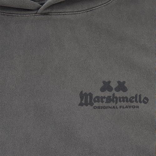 Marshmello - Original Flavor Unisex Heavyweight Hoodie Sweatshirt - Washed Black3