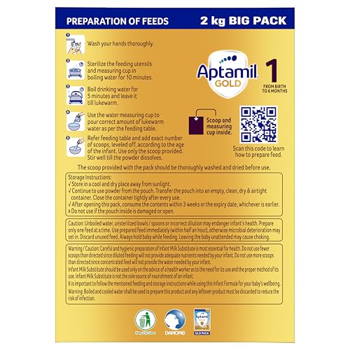 Aptamil Store Aptamil Gold Stage 1 Infant Formula 2kg - Image 5