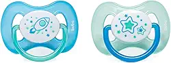Buba Chupeta Comfort Tam.2 Noturna - Kit Foguete, Multicolor