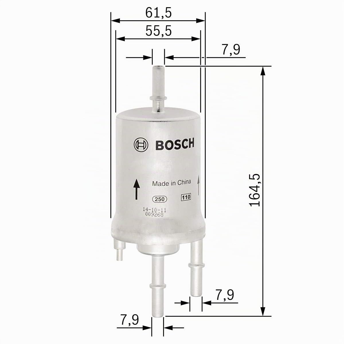 Bosch Filtro benzina F5959 - Separa le particelle dal carburante, protegge il sistema di iniezione