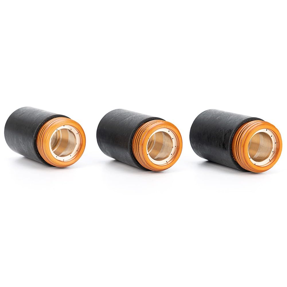 Lot de 3 capuchons de retenue plasma 220854 pour buses Hypertherm Powermax45, 6585105 HRT HRTs MRT, cuivre consommable coupe du métal
