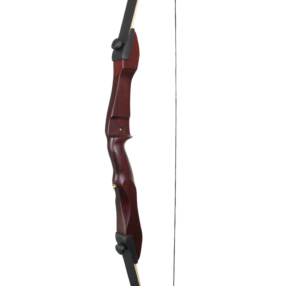 RAGIM Matrix Black, 62 Zoll, 14–40 lbs, Recurvebogen | vielseitiger Holzbogen mit Holzlaminierung und fiberglasverstärkten Wurfarmen