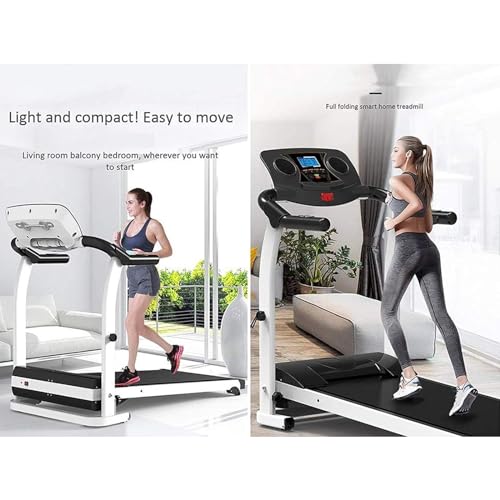 Image of Folding Treadmills Treadmill Foldable Steel Frame Treadmill Adjustable Tilt Fitness Exercise Cardiopulmonary Function Jogging