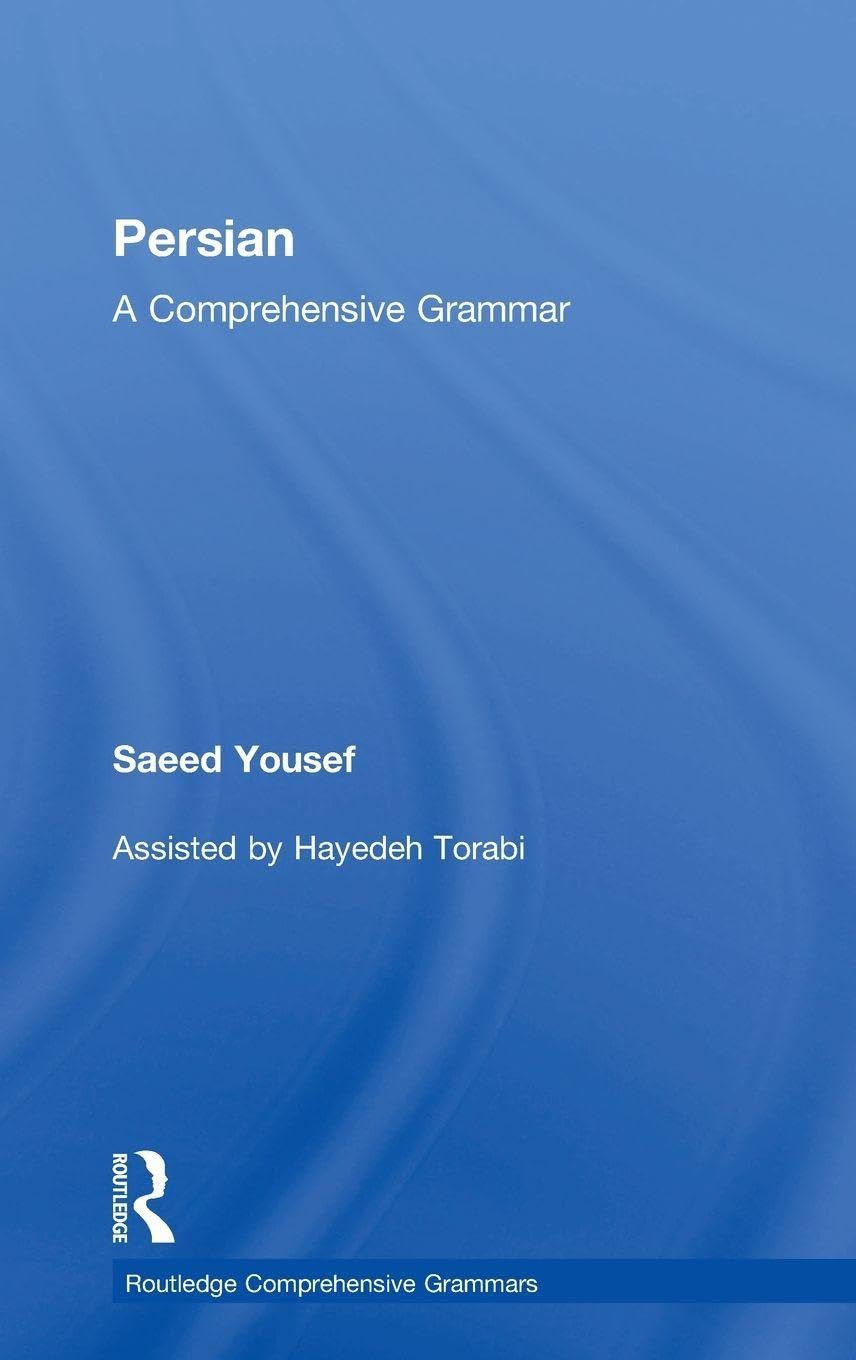 Amazon | Persian: A Comprehensive Grammar (Routledge