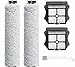 KGC Set di accessori per aspirapolvere a umido e a secco, compatibile con Tineco iFloor3, Tineco Floor One S3. Include 2 spazzole a rullo + 2 filtri HEPA + 1 spazzola per la pulizia