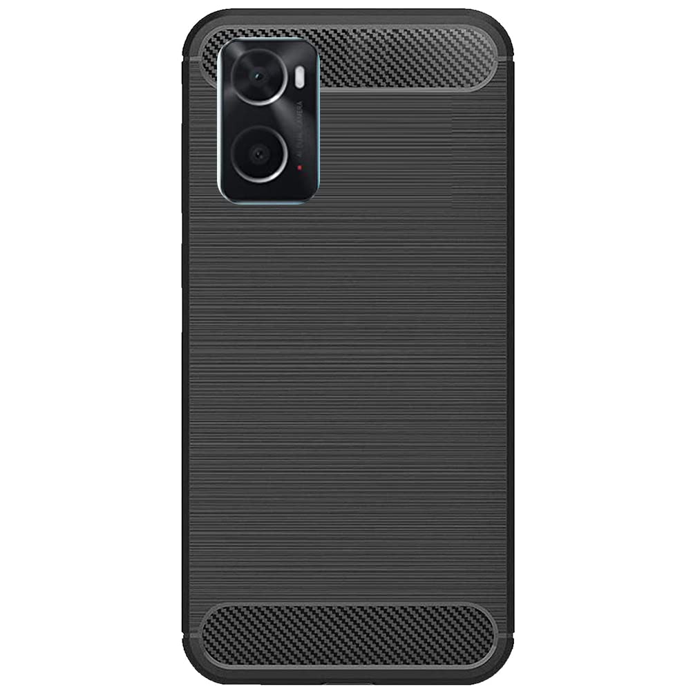 Inktree Back Cover Case for Oppo A96 / Oppo A96 Cases & Covers (Carbon Fibre Rugged Armour Black Colour) (B09XFJ1BX2) Amazon Price History, Amazon Price Tracker
