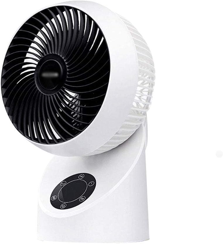 ZHIYANGJI Turbo Silence Air Circulator Ventilador de oscilación Completo de 360 Grados con Control Remoto, Negro, Ventilador de circulación de Aire rápido de 4 velocidades, Temporizador de 8 h