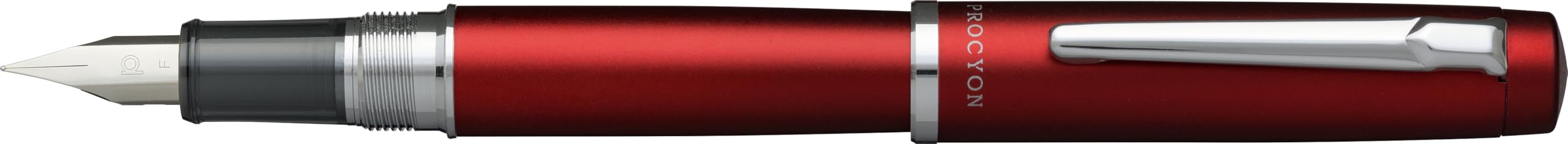 PLATINUM Procyon PNS5000-10 pióro wieczne/grubość stalówek: Fine - F/Kolor: Carmine Red - czerwony/ręcznie wykonany/z pudełkiem prezentowym/piórem, 1 sztuka (1 opakowanie)