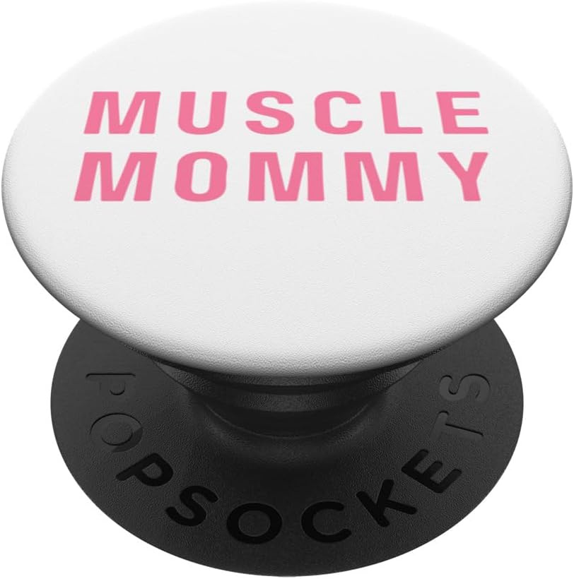 Gym Pump Cover Women Pink Muscle Mommy Weightliftin Girl Top PopSockets Standard PopGrip