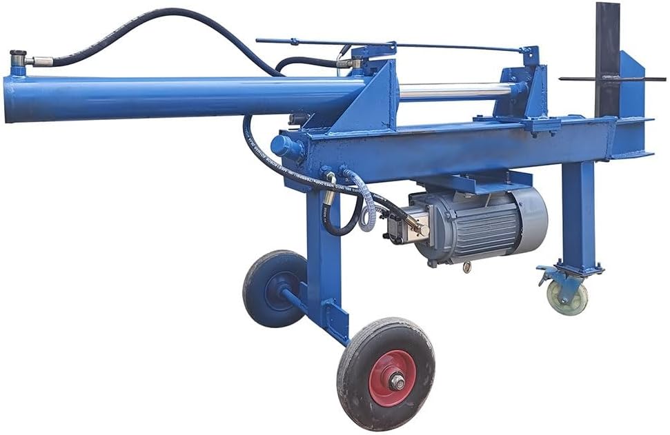 Log Splitter Log Splitter with Wheels Easy Movement Dry & Wet Wood Splits Firewood Home Garage Cabin Forest Logging