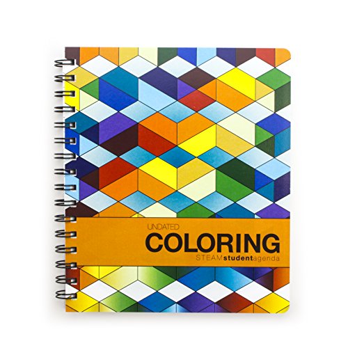Action Publishing UNDATED Coloring Student Agenda · Weekly & Monthly Planner, Goals and Assignment Tracking · Best for 6th – College · Medium (7 x 8.5 inches)