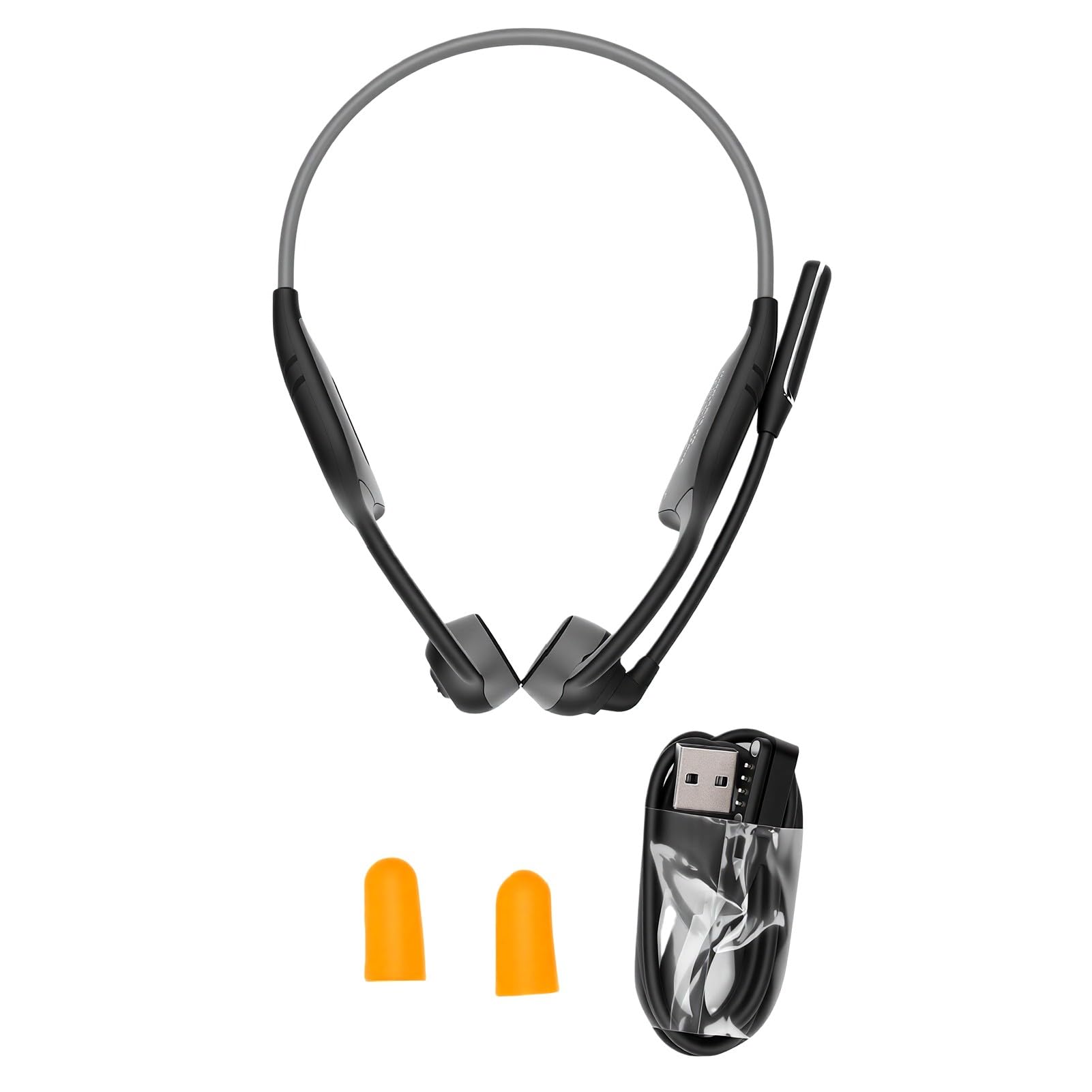 Denash Casque à Conduction Osseuse, Microphone Antibruit