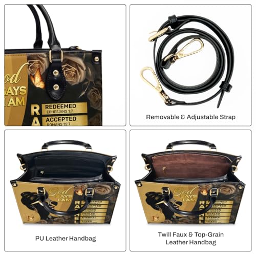 Image of Sistabag Leather Handbag For Black Women - Large Size Leather Totebag - Christmas Gifts For Women, Christmas Purse For Mom