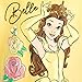 Disney Princess Belle Little Girls French Terry Dress Princess Belle Yellow 7-8