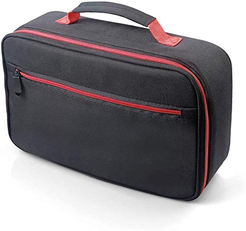 HOMPOW Projector Carrying Bag, Portable Travel Projector Case for Mini Projector and Accessories (Fits Most Major Mini Projectors), Black