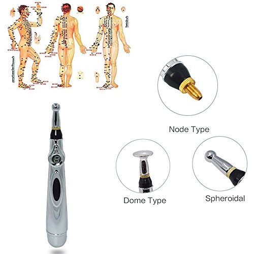 Anself Handheld Eletrônico Acupuntura Caneta Alívio Da Dor de Cura Caneta de Massagem Acupuntura Cor