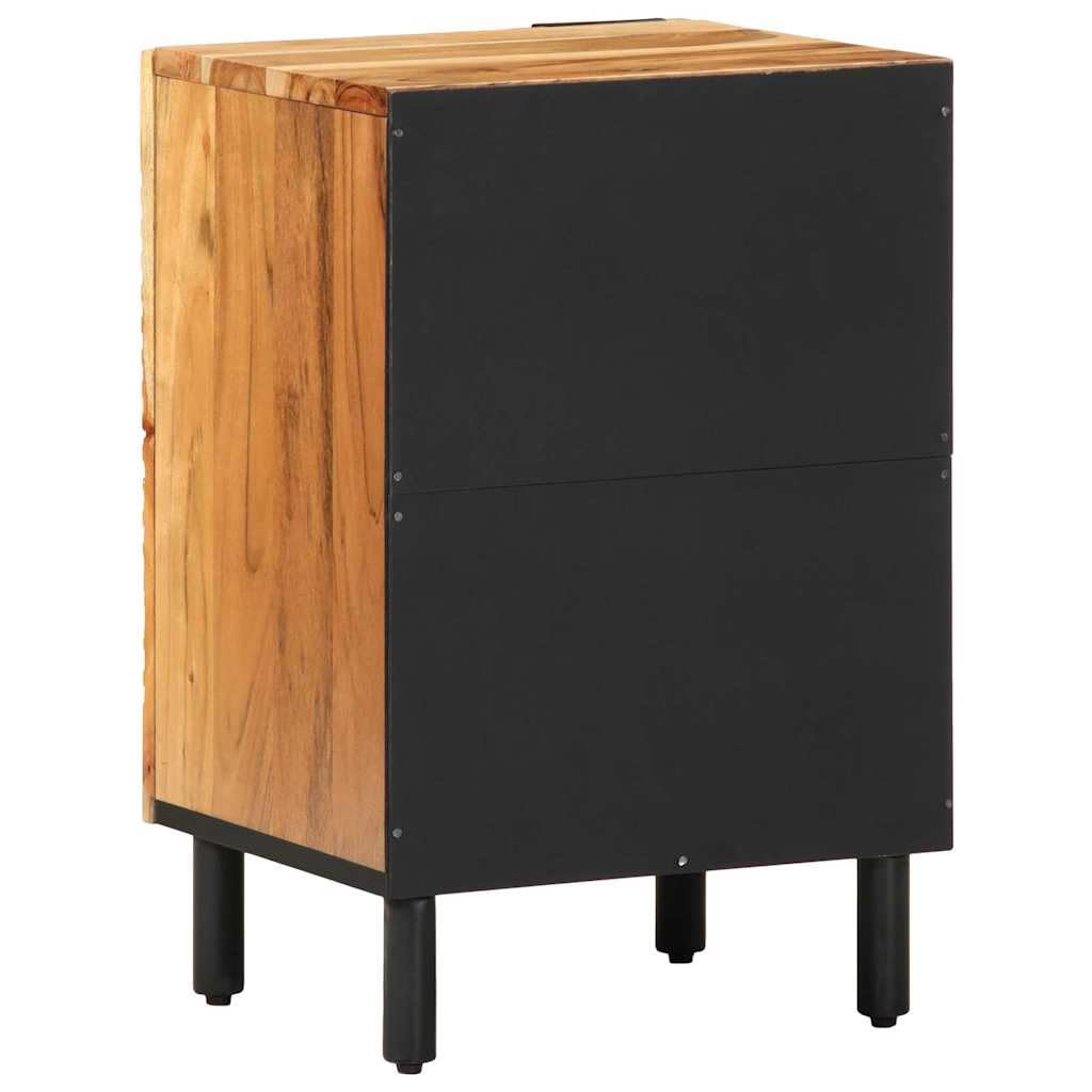 Mueble de baño marrón 38 x 33 x 58 cm madera maciza mango