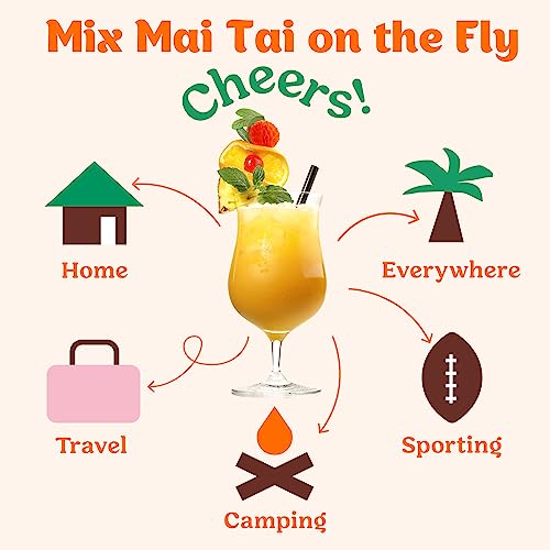 image for Craftmix Blood Orange Mai Tai Cocktail & Mocktail Drink Mixer, Skinny 
