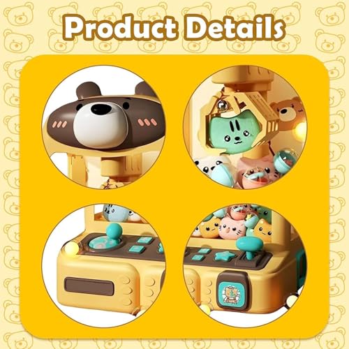 WQOEJOR クレーンゲーム、人形20体とカプセル10個付き の商品画像 4