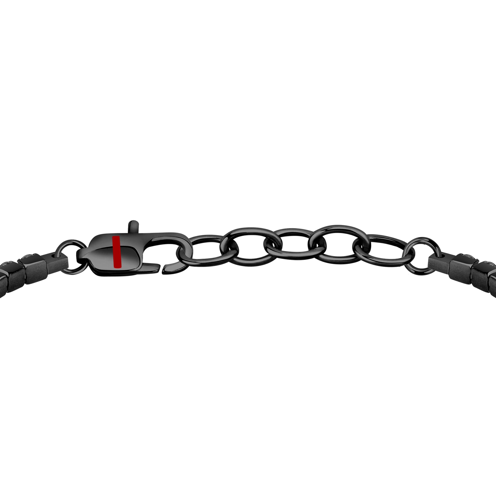 Sector No Limits Tennis bracciale Uomo in Acciaio, zirconi, smalto, ip nero - SANN48