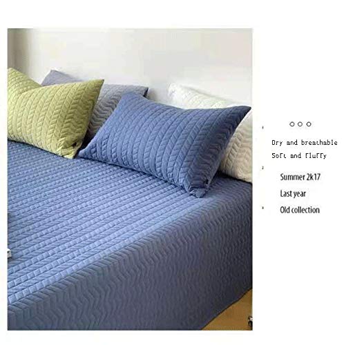 WWQQ Modernas Colcha Cama 245 * 250CM Blanca Verano Bouti Cubrecama Sobrecama Gris Cubrecama Fina Suave, CóModo, Adecuado para Dormir Desnudo. (Color : E, Size : 245 * 270cm)