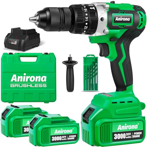 Anirona 20V Taladro Rotomartillo Inalámbrico Sin...