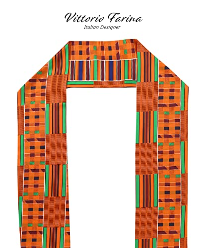 African Kente & Animal Print Scarf/Stole/Sash2